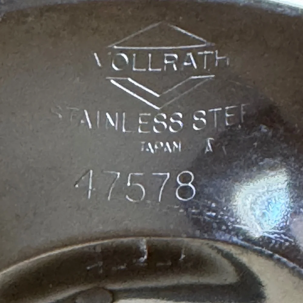 Vintage Vollrath Gravy Boat 47578 Stainless Steel Pedestal Classic Formal Dinner - Picture 9 of 12